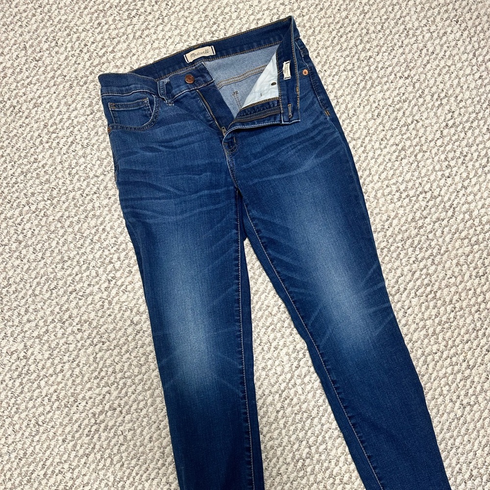 Madewell 9” high rise skinny jeans